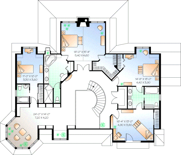 Upper/Second Floor Plan:5-717