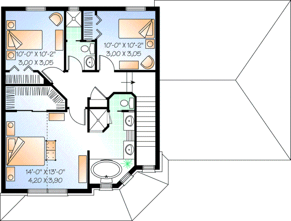 Upper/Second Floor Plan: 5-719