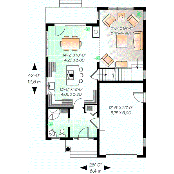 Main Floor Plan: 5-722