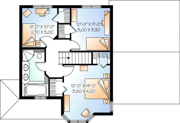 Upper/Second Floor Plan: 5-723