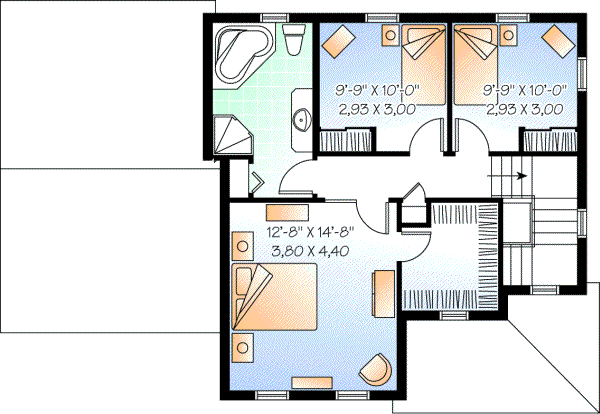 Upper/Second Floor Plan: 5-725
