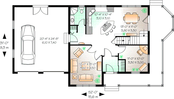 Main Floor Plan: 5-732