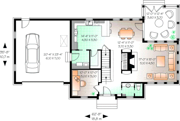 Main Floor Plan: 5-734