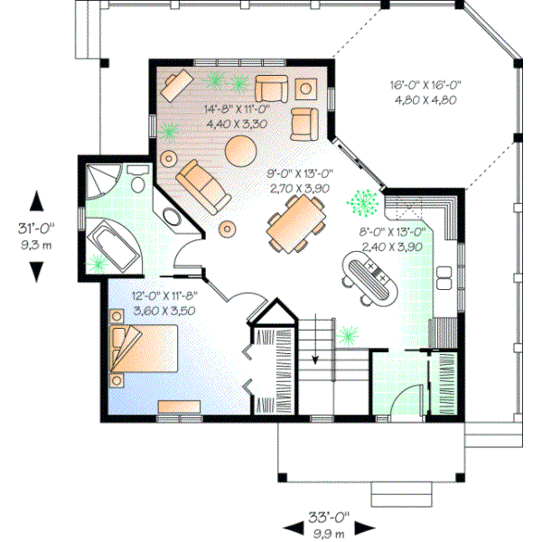 Main Floor Plan: 5-736