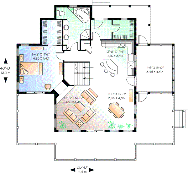 Main Floor Plan: 5-745