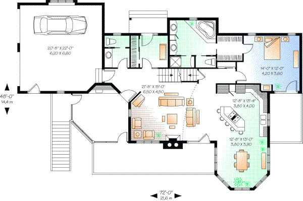 Main Floor Plan: 5-748