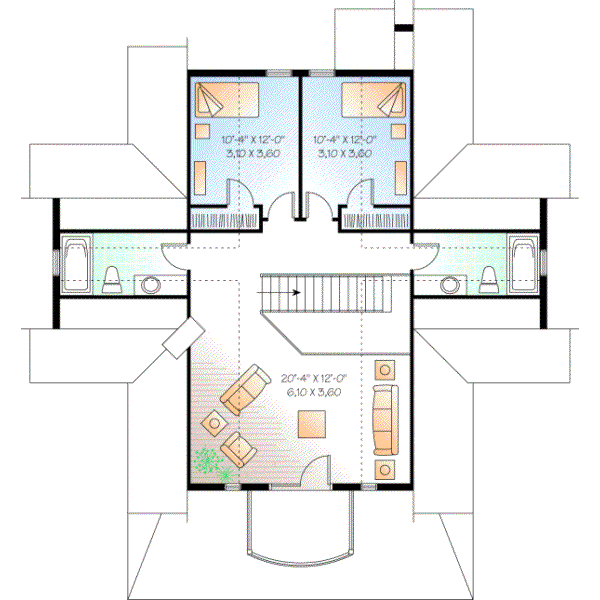 Upper/Second Floor Plan: 5-749