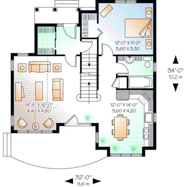 Main Floor Plan: 5-750