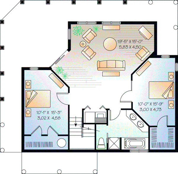 Lower Floor Plan:5-759