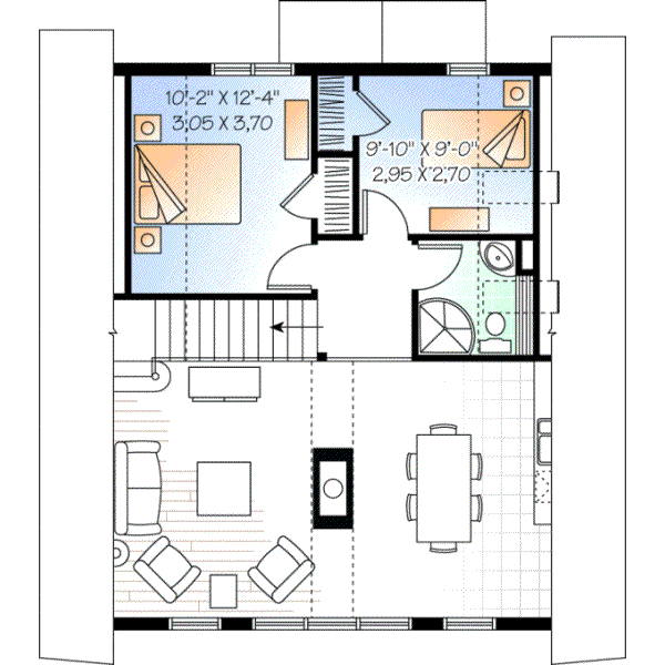 Upper/Second Floor Plan:5-767