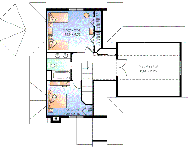 Upper/Second Floor Plan: 5-769