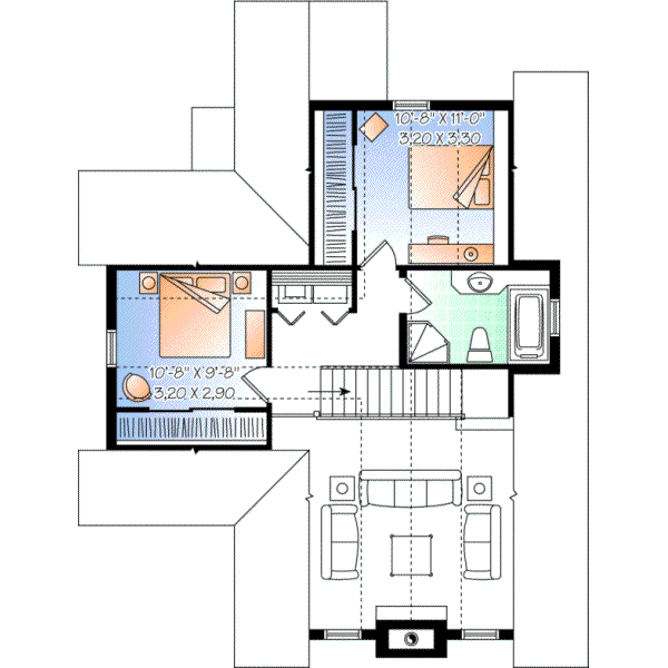 Upper/Second Floor Plan: 5-772