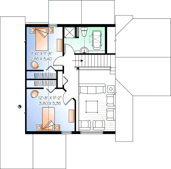 Upper/Second Floor Plan: 5-774
