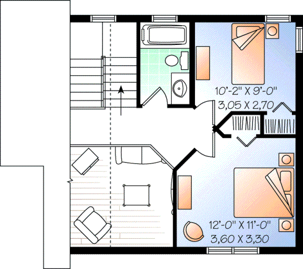 Upper/Second Floor Plan: 5-775