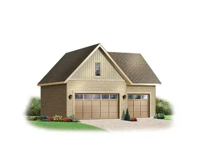 Craftsman house plans 5-778 - front exterior, 1,071 sq ft, 0 bed, 0 bath house plans | Monster House Plans