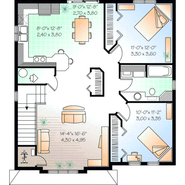 Upper/Second Floor Plan: 5-782