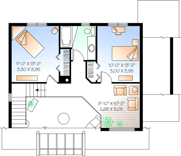 Upper/Second Floor Plan:5-798