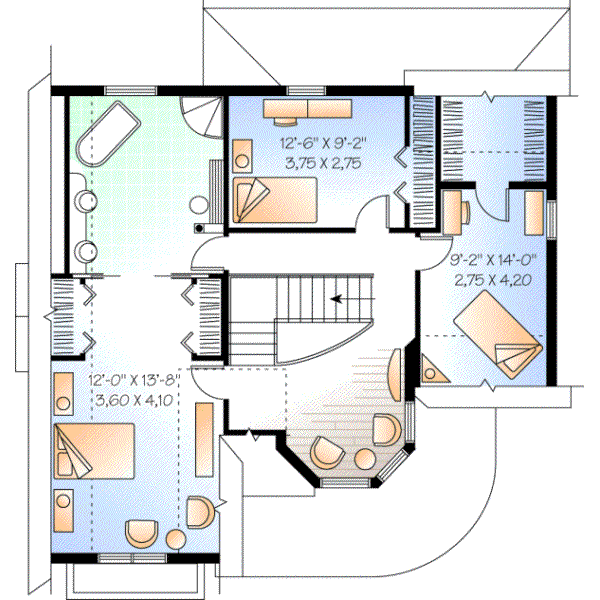 Upper/Second Floor Plan:5-800