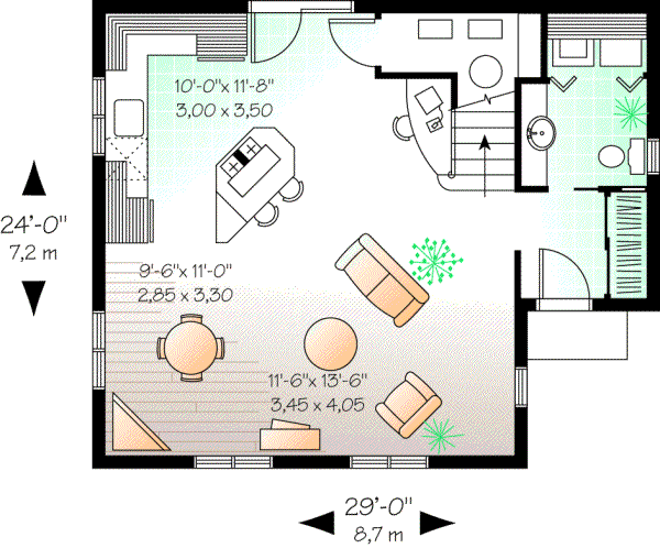 Main Floor Plan: 5-801