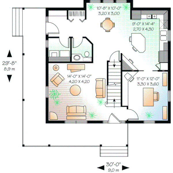 Main Floor Plan: 5-802