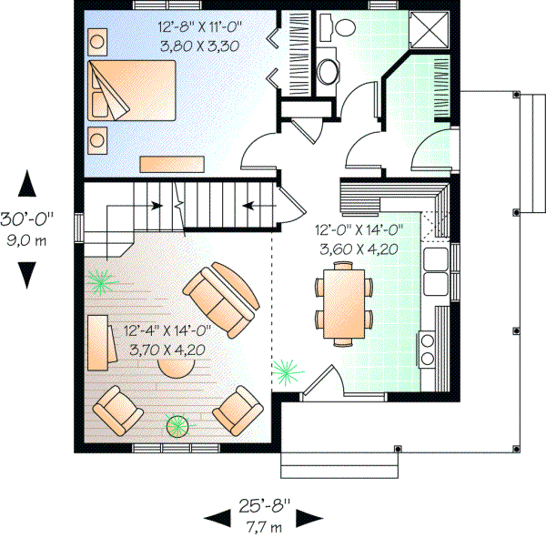 Main Floor Plan: 5-804