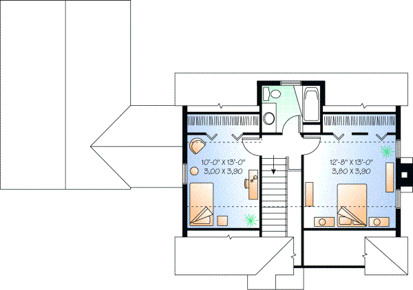 Upper/Second Floor Plan: 5-806