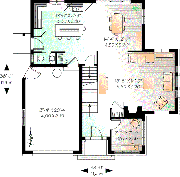 Main Floor Plan: 5-811