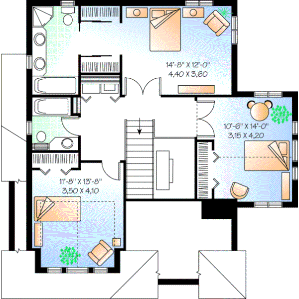 Upper/Second Floor Plan:5-811