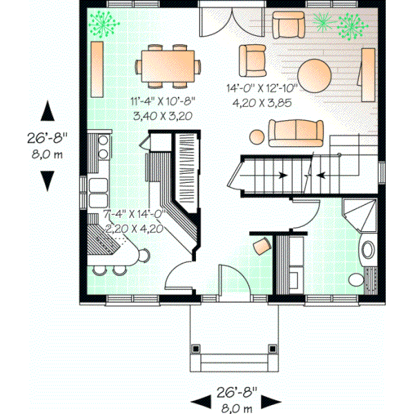 Main Floor Plan: 5-813