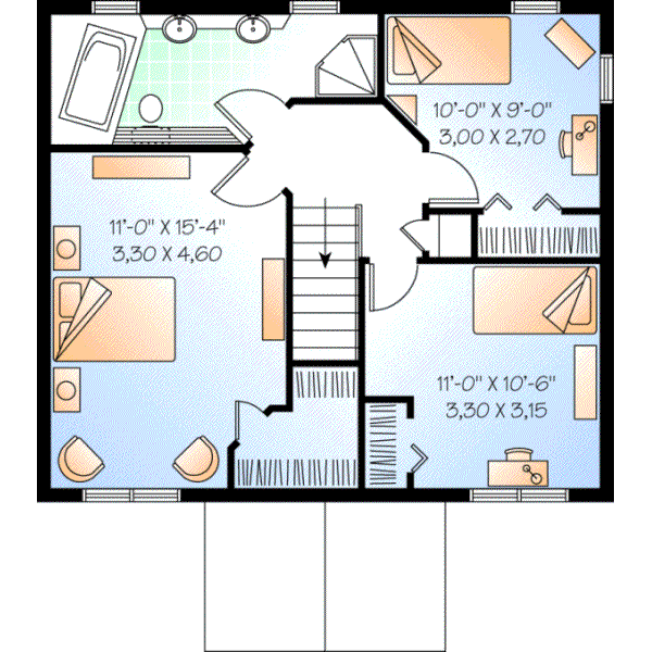Upper/Second Floor Plan: 5-815