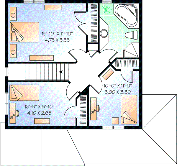 Upper/Second Floor Plan: 5-817
