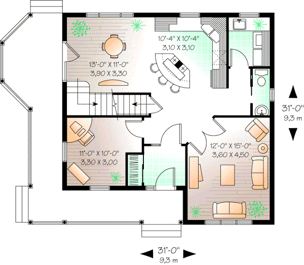 Main Floor Plan: 5-819