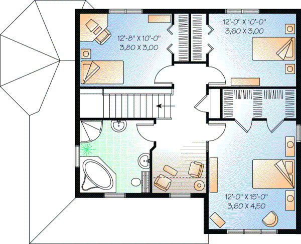 Upper/Second Floor Plan: 5-819
