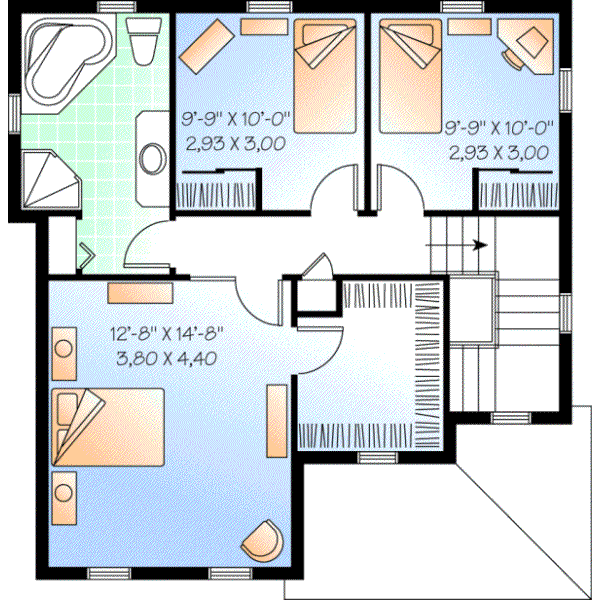 Upper/Second Floor Plan: 5-820