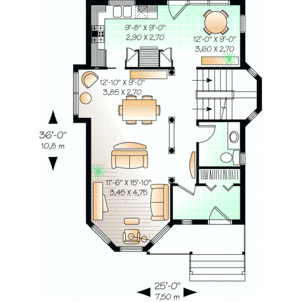 Main Floor Plan: 5-822