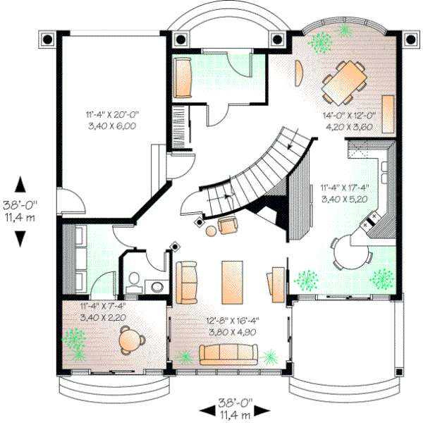 Main Floor Plan: 5-828
