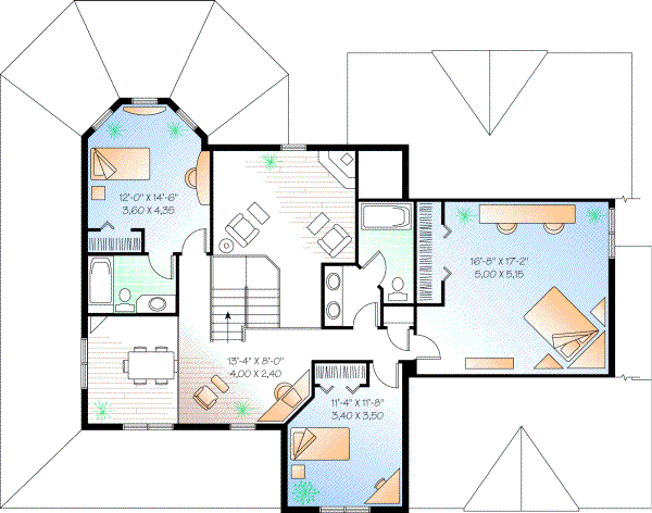 Upper/Second Floor Plan: 5-833