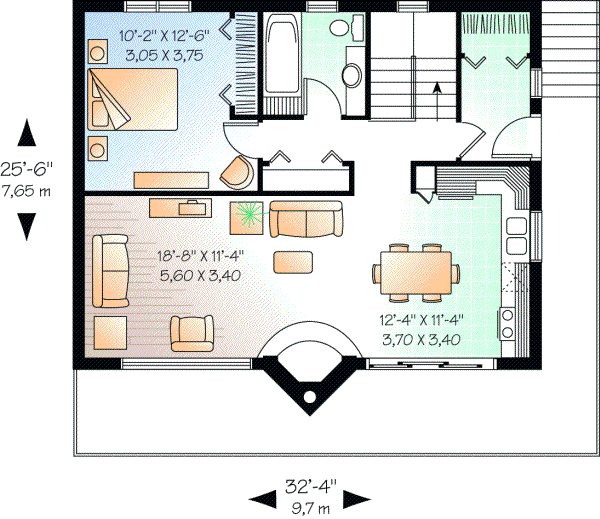 Main Floor Plan: 5-835