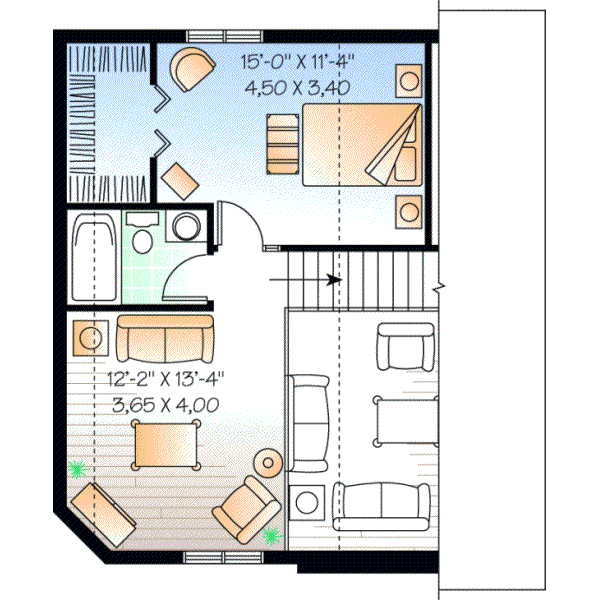 Upper/Second Floor Plan: 5-839