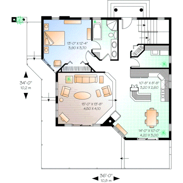 Main Floor Plan: 5-842