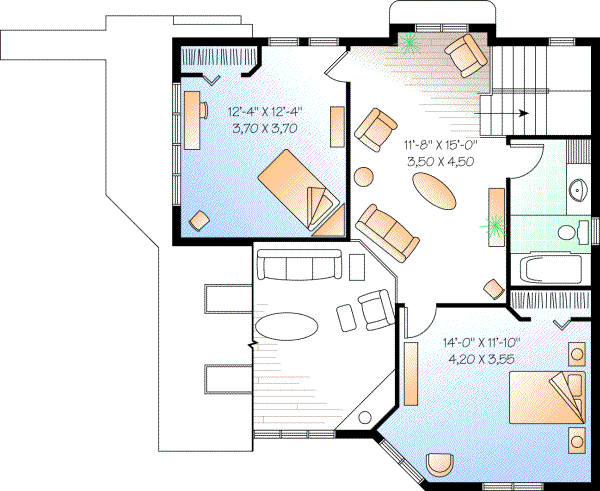 Upper/Second Floor Plan: 5-842