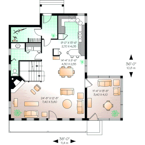 Main Floor Plan: 5-844