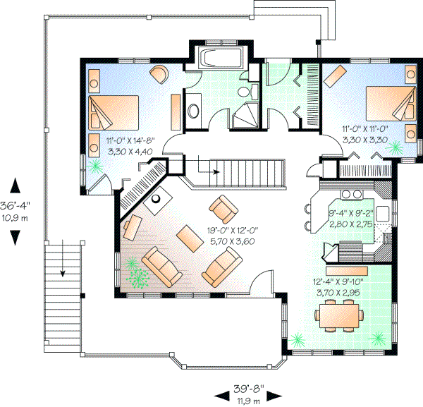 Main Floor Plan: 5-845