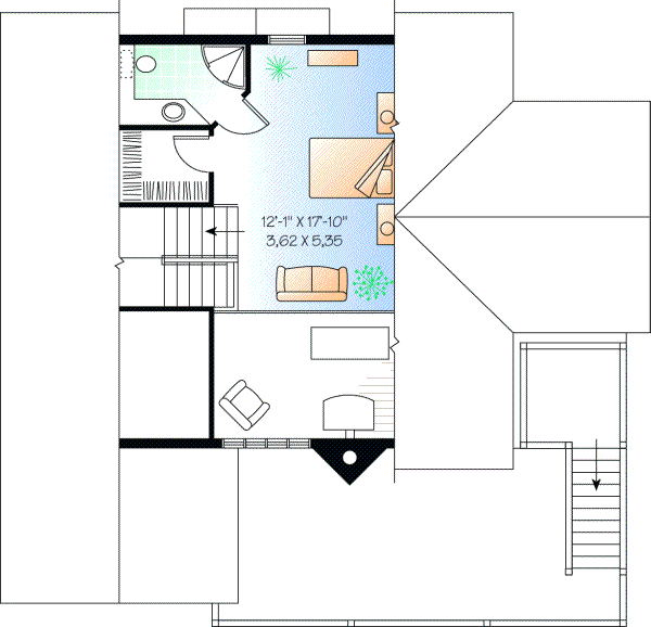Upper/Second Floor Plan 5-846