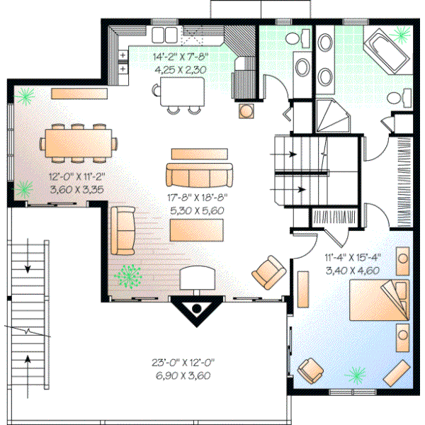 Upper/Second Floor Plan: 5-847