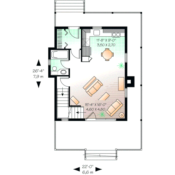 Main Floor Plan: 5-848