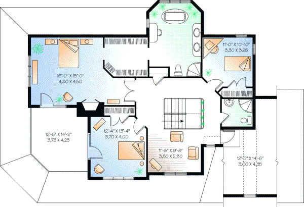 Upper/Second Floor Plan: 5-862