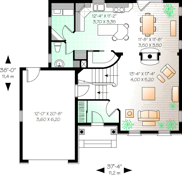 Main Floor Plan: 5-864