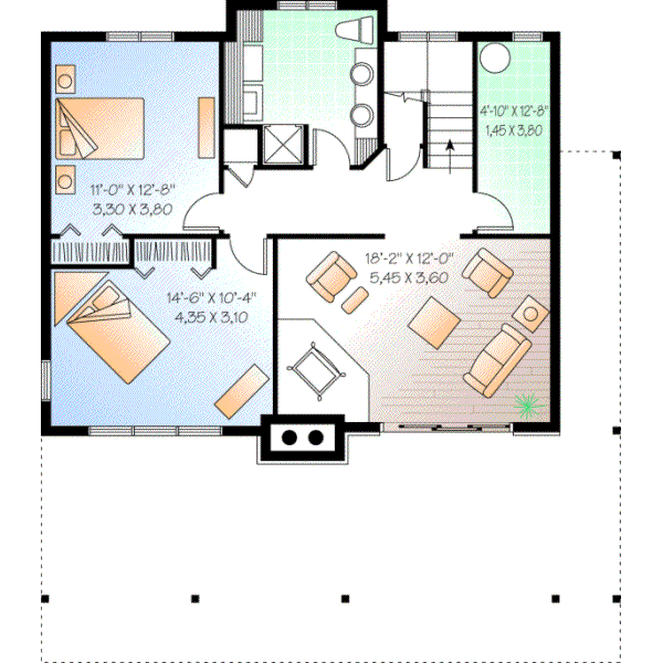 Lower Floor Plan:5-872