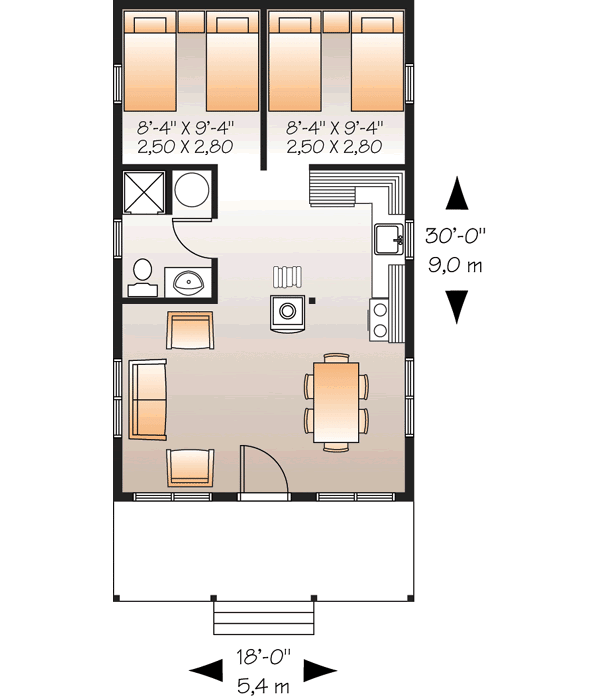 Main Floor Plan: 5-896